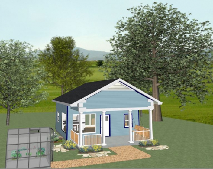 Tiny House Plan 500 SQ FT Construction Concept Design Build LLC